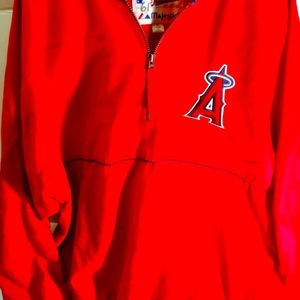 🔥 Vintage Majestic Anaheim Angels Windbreaker